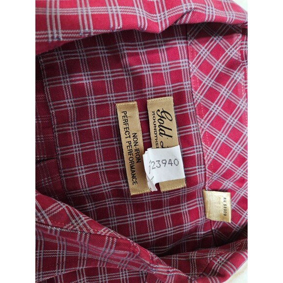 Roundtree & Yorke Men's Gold Label Perfect Performance Shirt Size 4XB - Picture 7 of 10